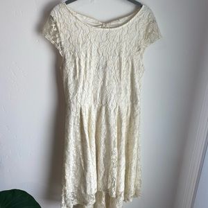 Beautiful Cream and Gold Dress